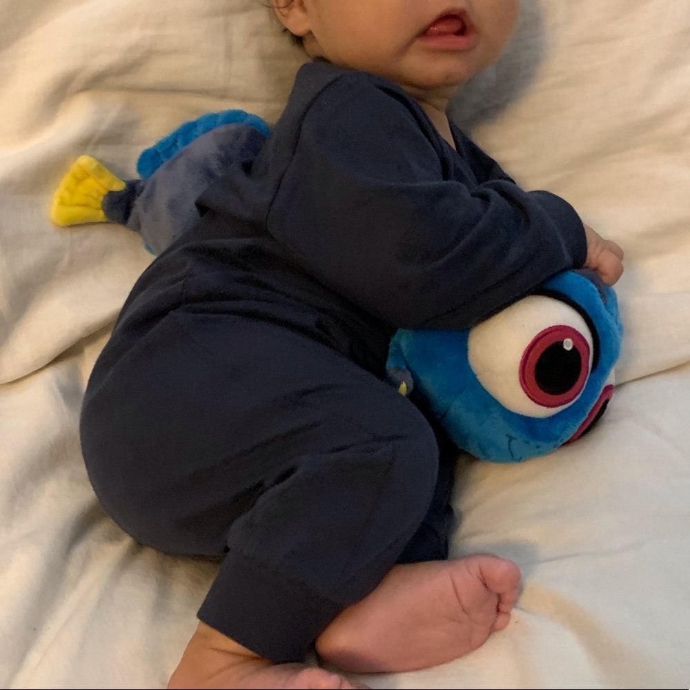 Homemade baby Dory outfit